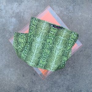 Adriana Sahar Snake Skin Mini Dress BODYCON